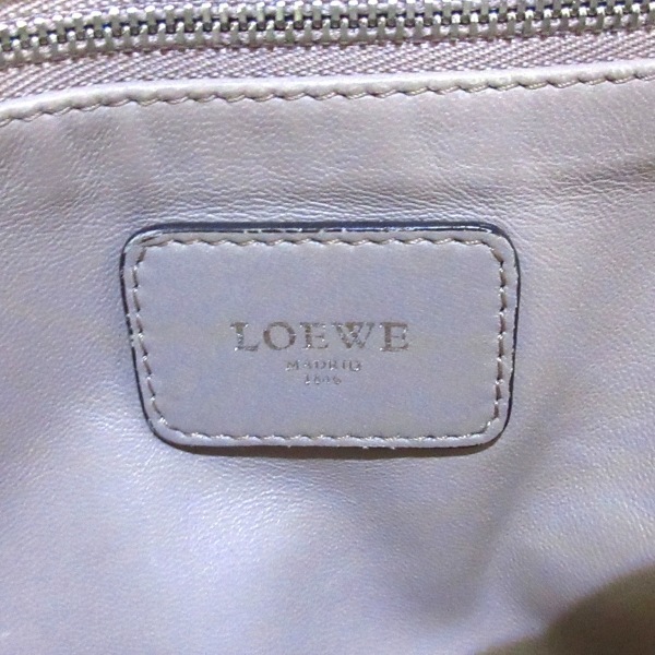 ロエベ LOEWE ハンドバッグ アマソナ ナッパレザー グレーベージュ レディース バッグ ハンドバッグ ロエベ LOEWE 本革 ボストンバッグ バッグ☆国内配送・税込