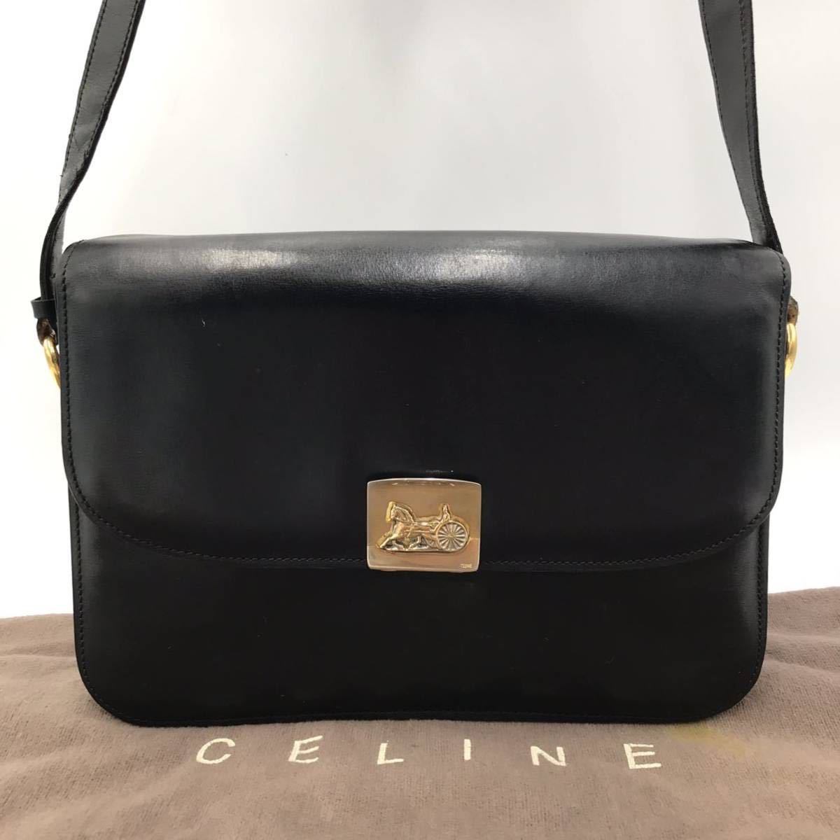 セリーヌ 馬車金具 CELINE シャイニングクロコダイル 最高級□CELINE 