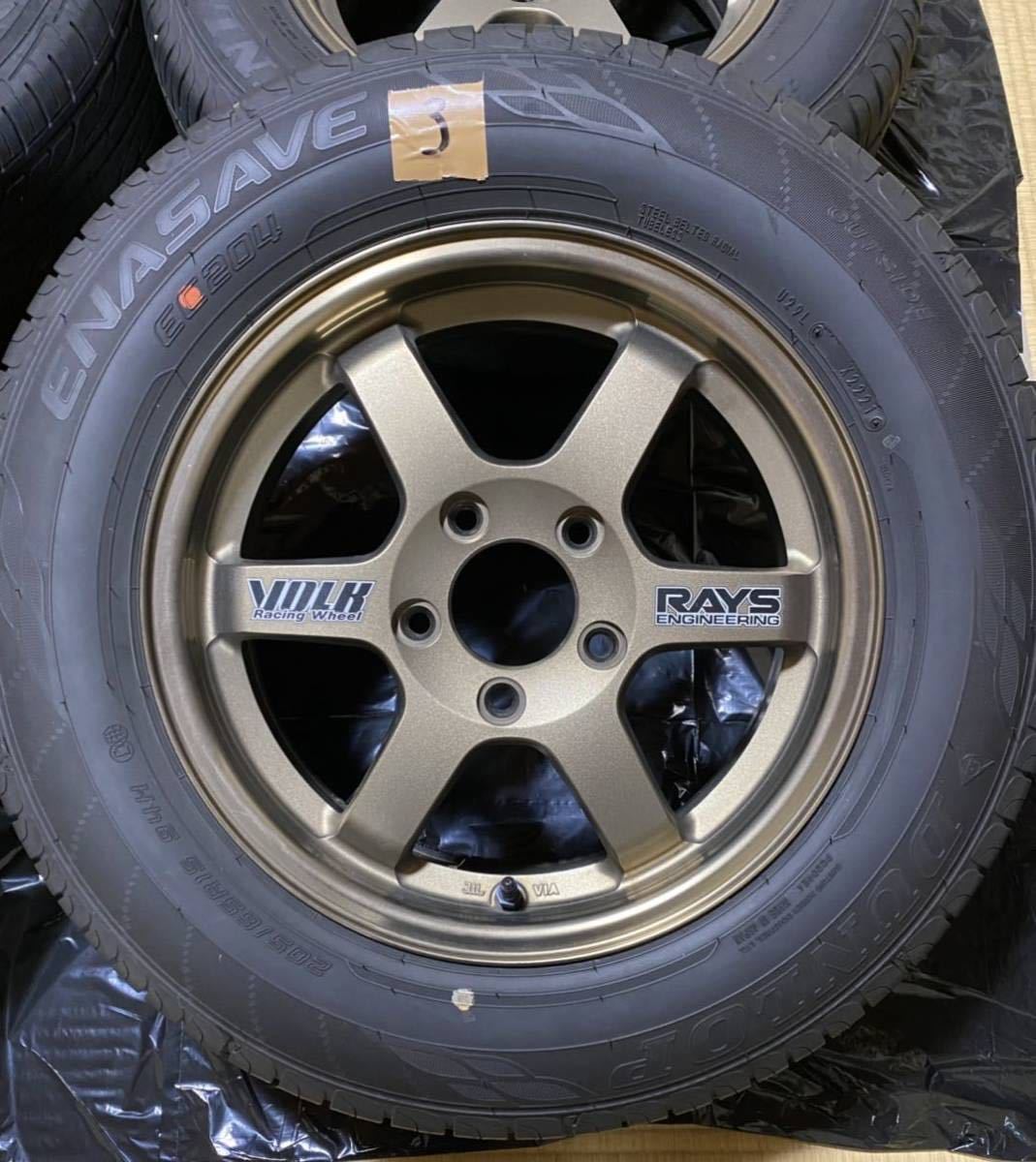 極美品超希少 RAYS レイズ TE37 15インチ 6J +45 5穴 PCD114.3  