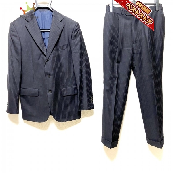 全国無料，得価 ビームス BEAMS シングルスーツ サイズ93 - 黒&times;グレー メンズ ストライプ メンズスーツ(スーツ)｜売買されたオークション情報、yahooの商品情報をアーカイブ公開 - オークファン 男性用