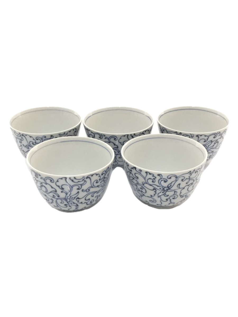 【新作入荷，新品】 たち吉 京唐草茶碗/5点セット(5客セット)｜売買されたオークション情報、yahooの商品情報をアーカイブ公開 - オークファン 茶器