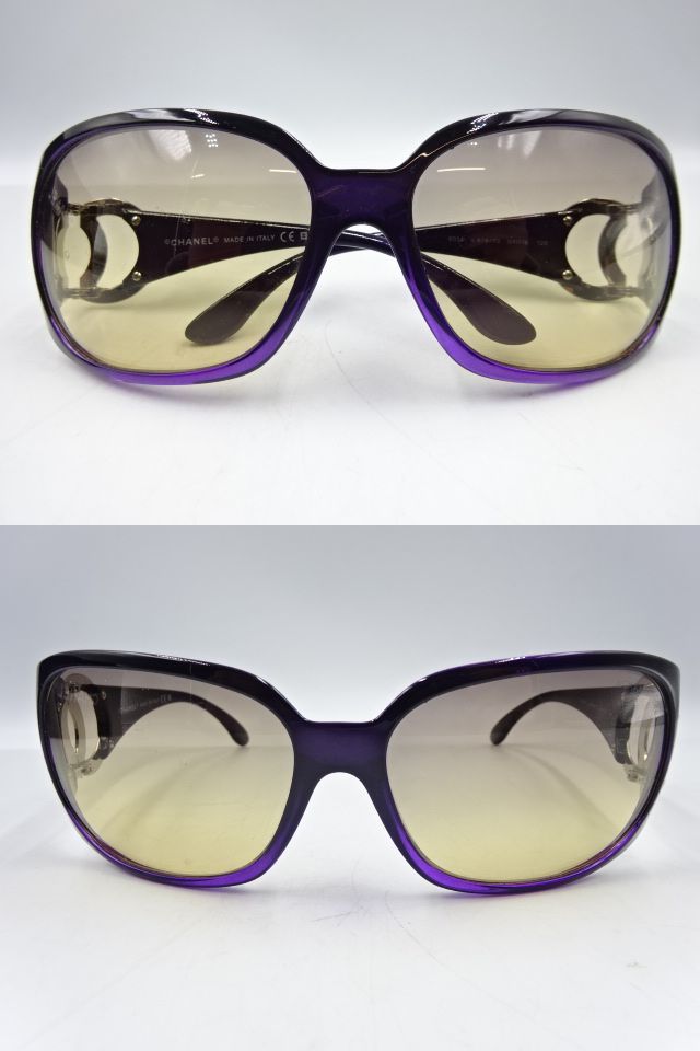 ◇ CHANEL シャネル ココマーク サングラス 6014 c.878/70 64□16 120