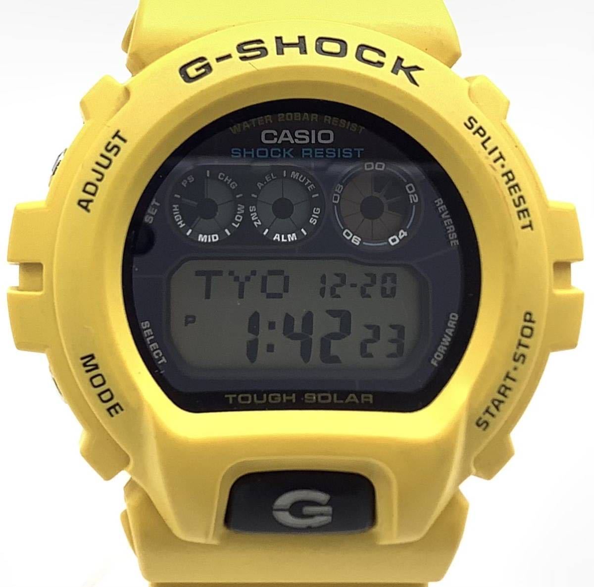 CASIO　G-SHOCK　G-6900A タフソーラーイエロー G-SHOCK G-ショック CASIO カシオ G-6900A タフソーラー 腕時計