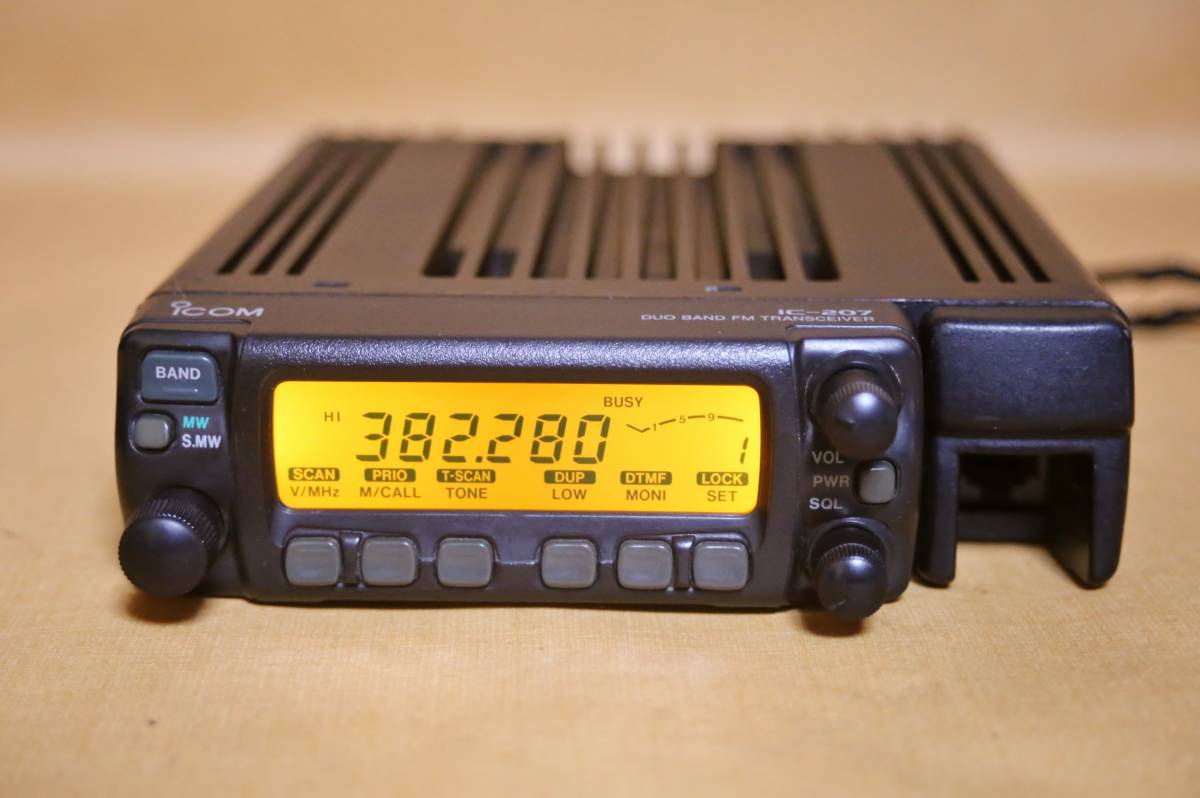 アイコム　IC-207D 144 50w / 430 35w　デュアルバンド完動 IC-207 アイコム ICOM Dual 144⁄430MHz 20W Band デュアルバンド