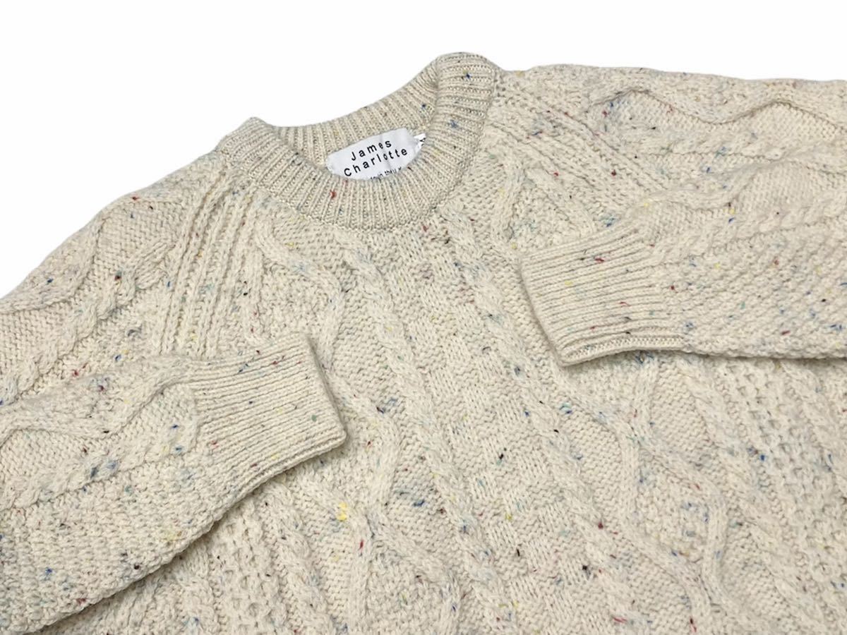 極美品！イギリス製 JAMES CHARLOTTE ジェームスシャルロット アラン 