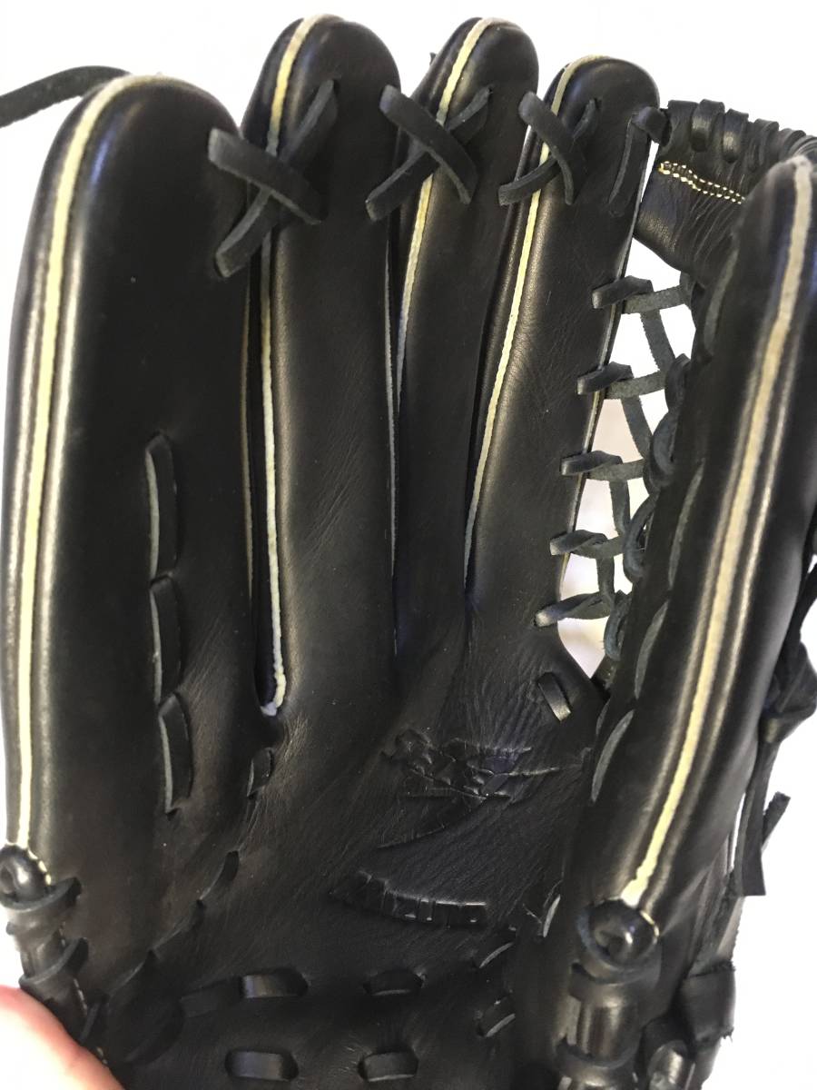 SI□美品 MIZUNO ミズノ グローブ 左投げ用 ブラック SELECT9 STEER