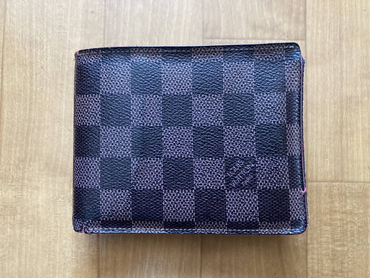 ルイヴィトン Louis Vuitton ポルトフォイユ フロリン ダミエ 二つ折り