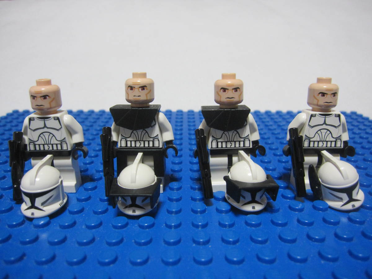 LEGO レゴ スターウォーズ クローン・トルーパー 4体セット ミニフィグ 