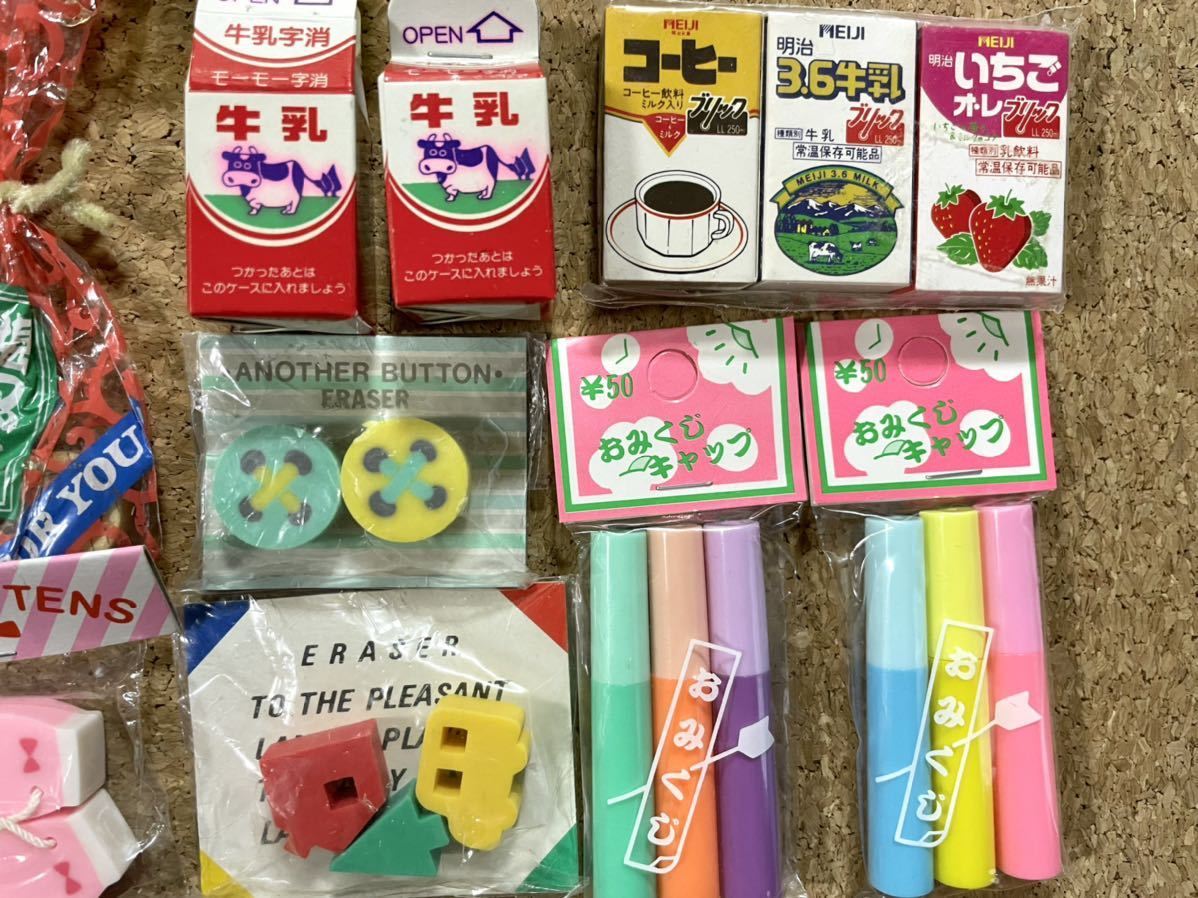 昭和レトロ 日本のおもしろ 消しゴム ネリケシゴム 鉛筆キャップ