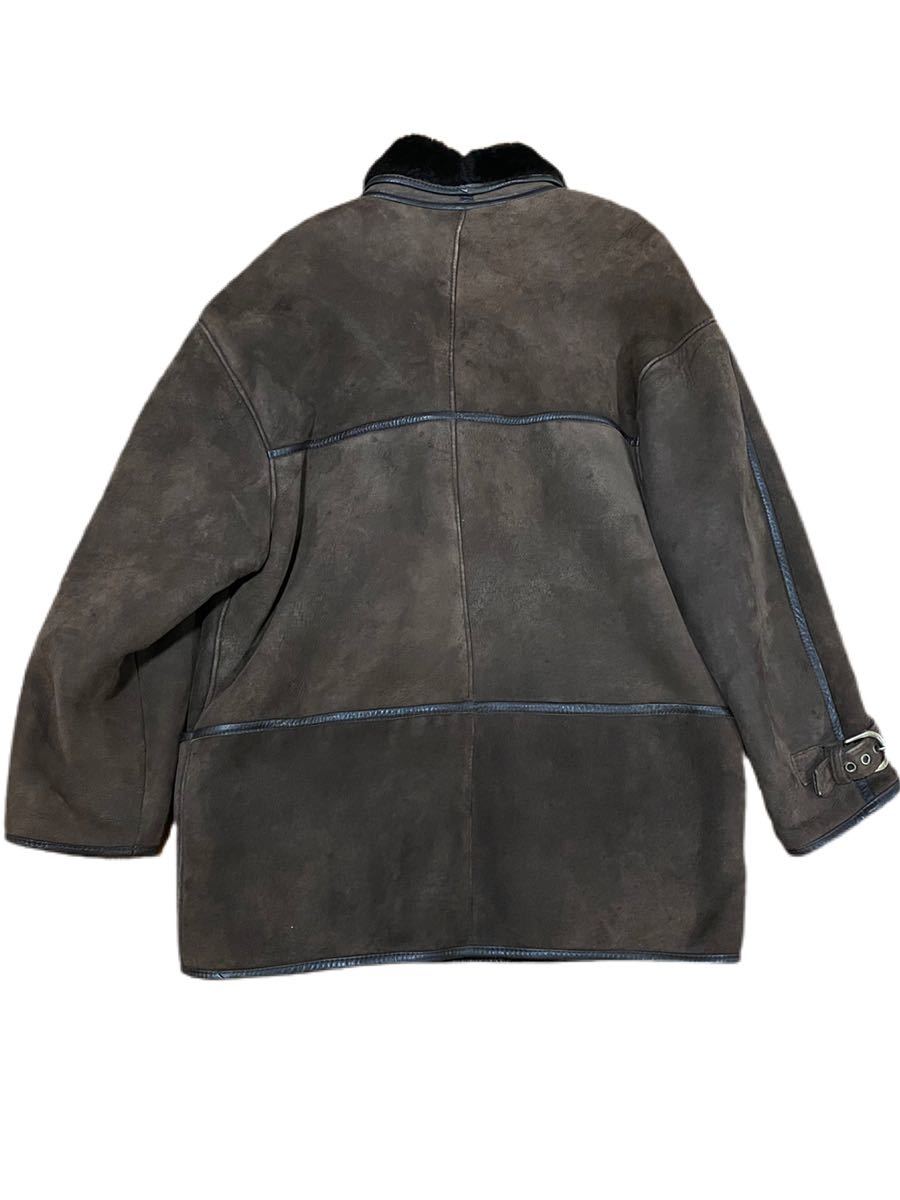 美品 フランス製【定価20万程】O'NED ムートンジャケット 48(L