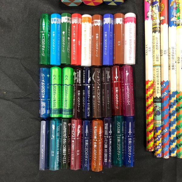 ドラクエ バトエン バトル鉛筆 バトルえんぴつ24本+キャップ15本セット