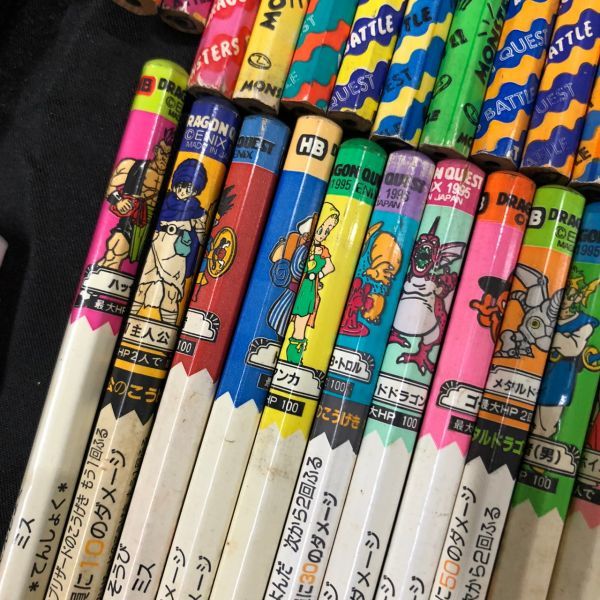ドラクエ バトエン バトル鉛筆 バトルえんぴつ24本+キャップ15本セット