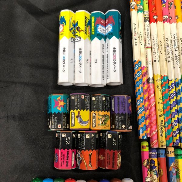 ドラクエ バトエン バトル鉛筆 バトルえんぴつ24本+キャップ15本セット