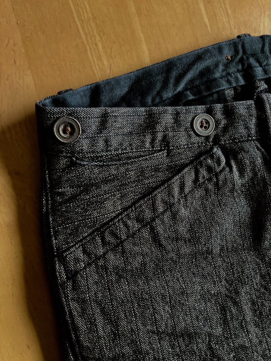 RRL バックルバックストライプトラウザー 31 ごま塩ストライプ