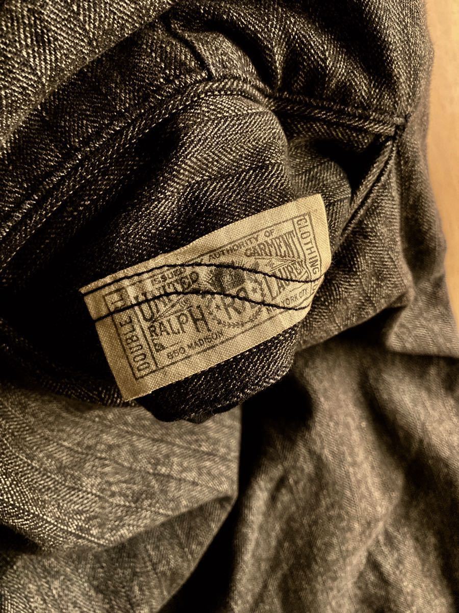 RRL バックルバックストライプトラウザー 31 ごま塩ストライプ