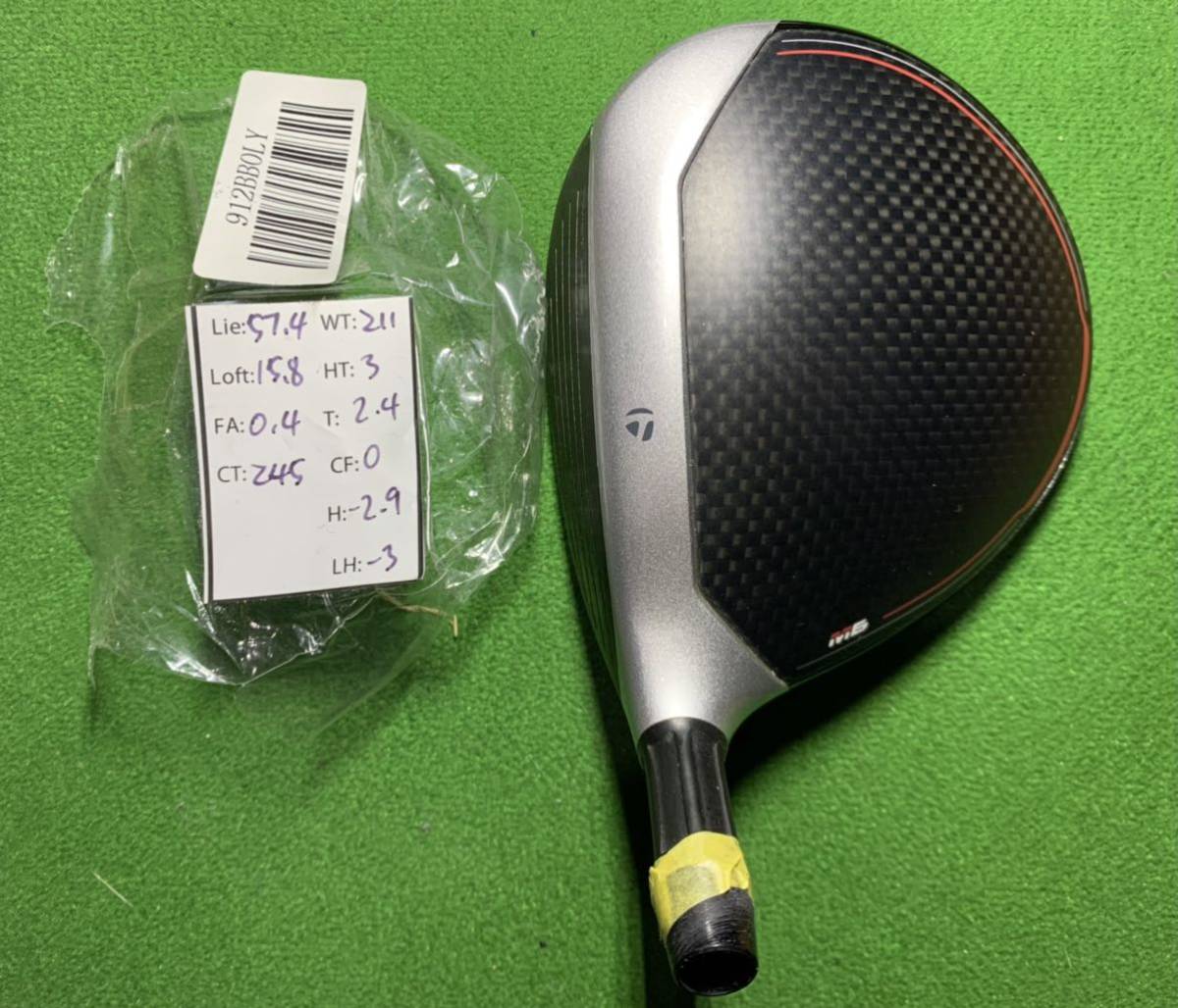 M6 ツアー支給品 フェアウェイウッド テーラーメイド 3W 0