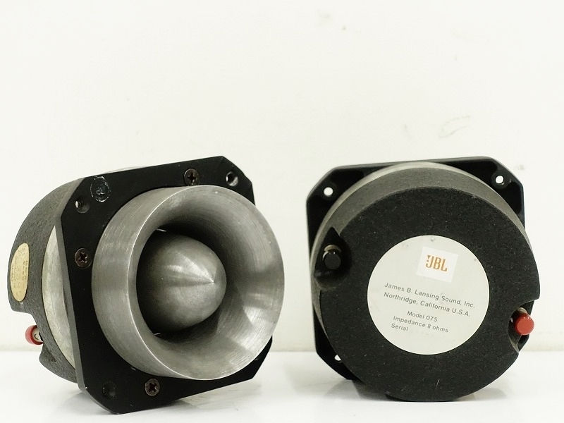JBL 075 8Ω ツイーターユニットペア 010236022(スピーカー本体 JBL 075 8Ω ツイーターユニットペア 010236022(スピーカー本体