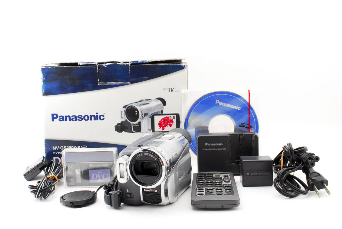 ☆良品☆ PANASONIC パナソニック NV-GS200K-S デジタルビデオカメラ