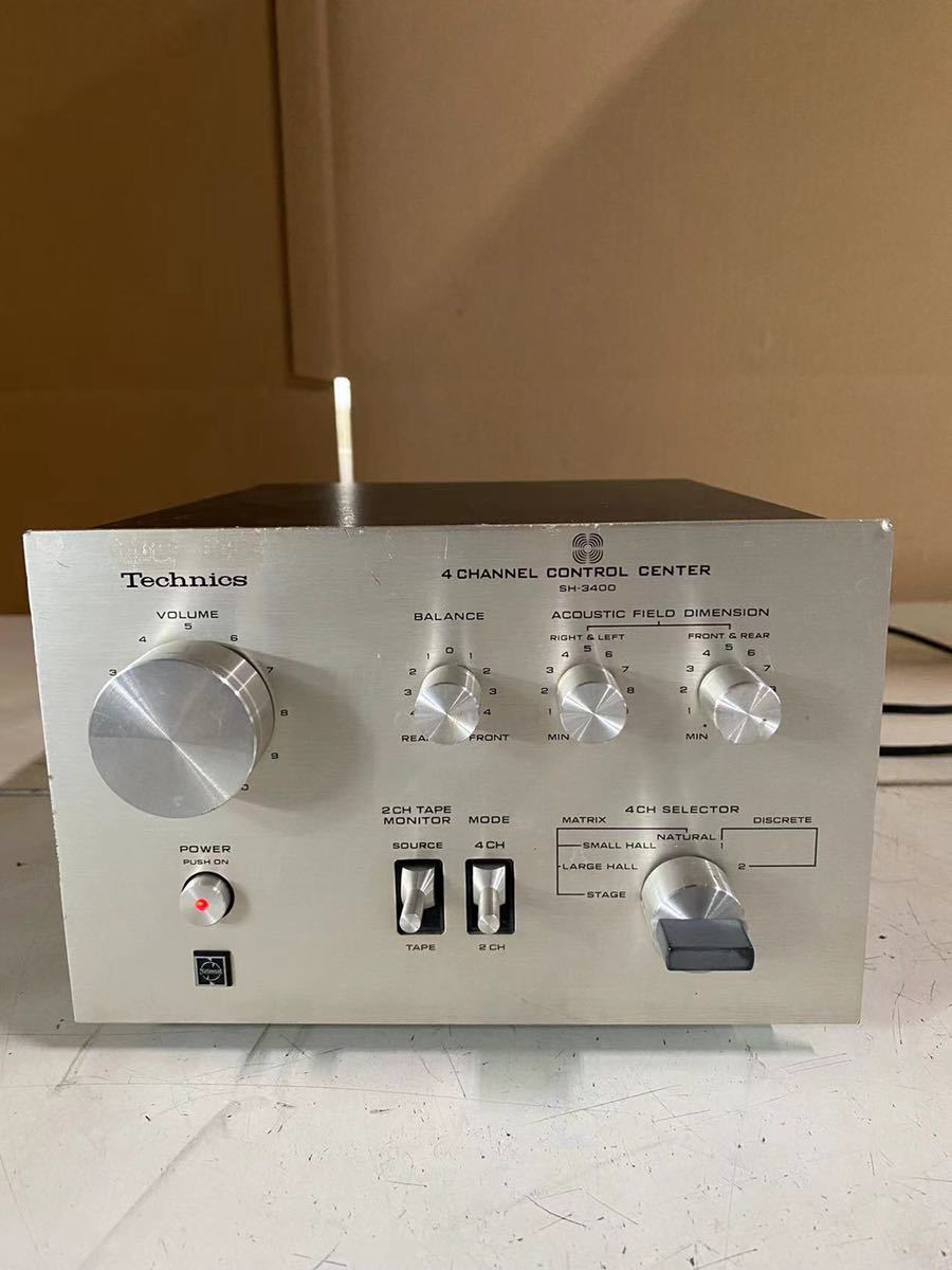 【本物保証，高品質】 Technics テクニクス 4チャンネル コントロールセンター SH-3400 通電確認のみ(テクニクス)｜売買されたオークション情報、yahooの商品情報をアーカイブ公開 - オークファン テクニクス