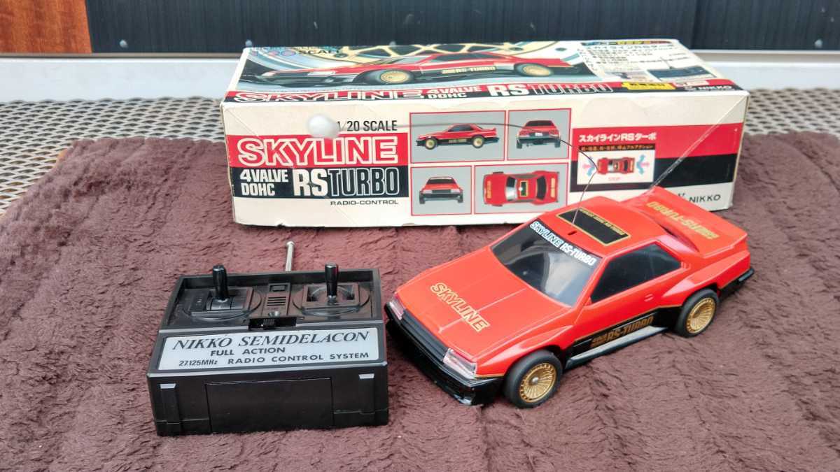 ニッコー セミデラコン 動作品 ラジコン 日産 スカイライン RS ターボ