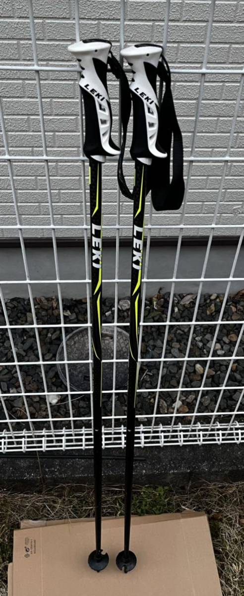 LEKI レキ 120cm ストック WORLDCUP RACING レーシング レース スキー