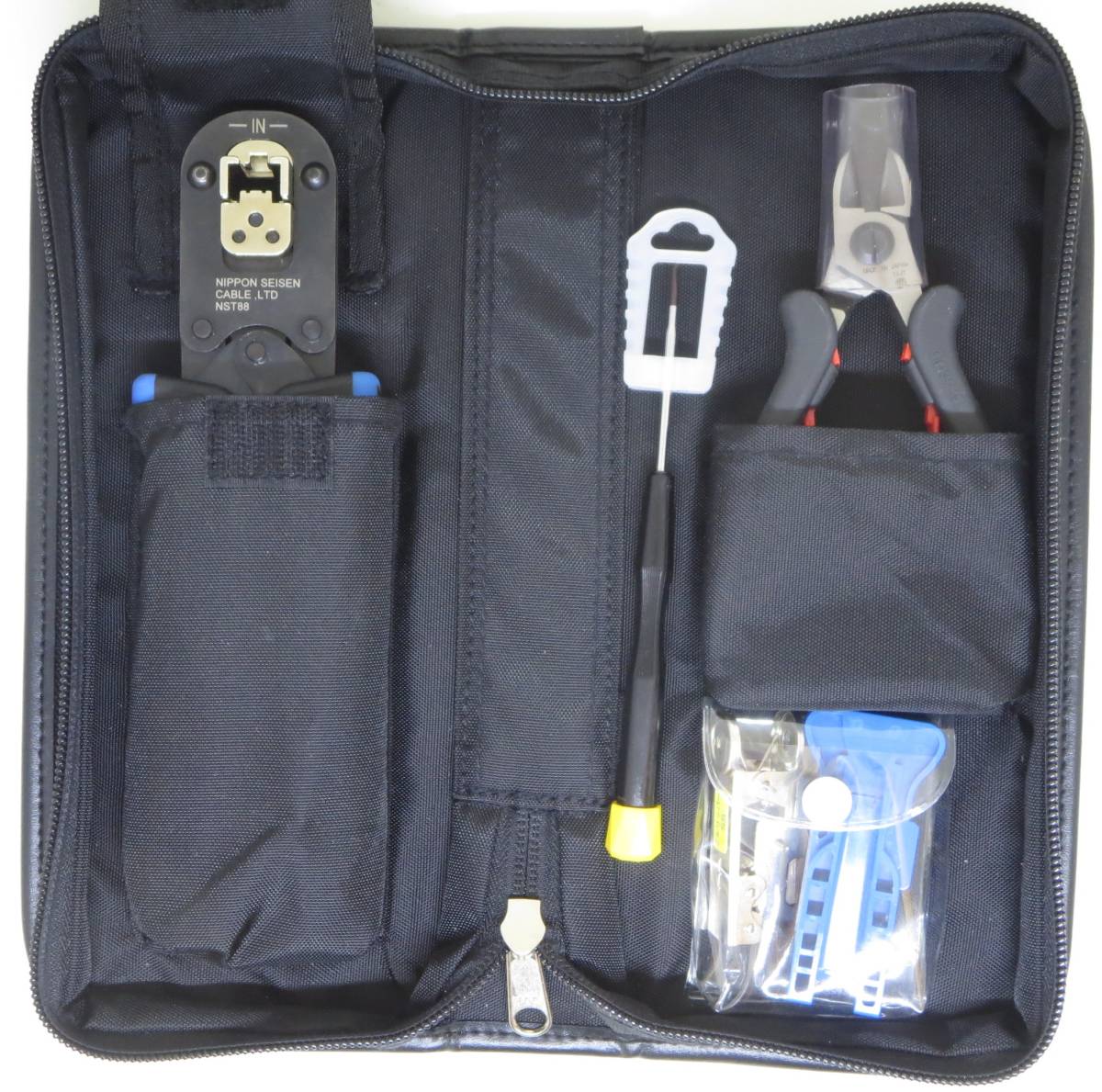 送料無料 日本製線 LAN 圧着工具キット SS NST88KIT-SS