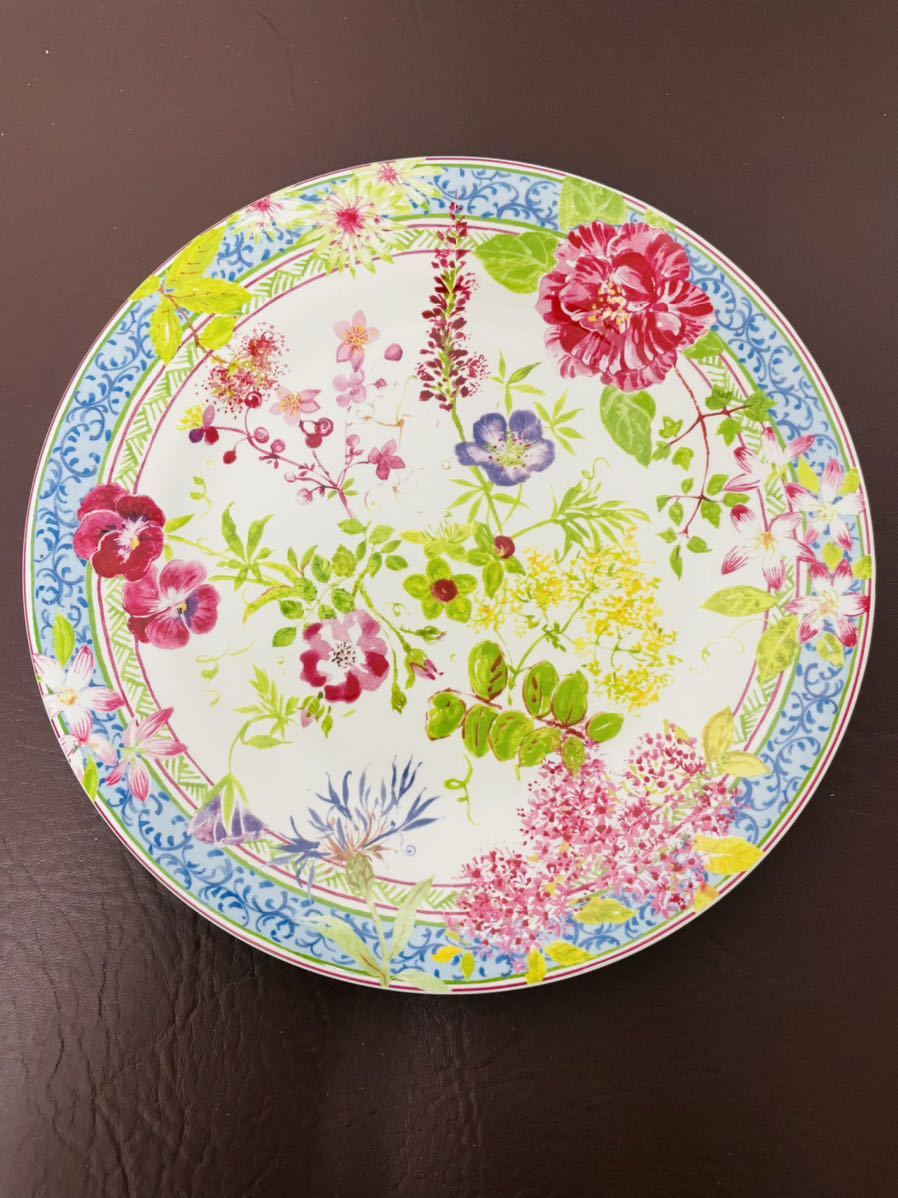 GIEN フランス ジアン ミルフルール 大皿 プレート 花柄 MIllefleurs
