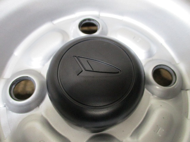 中古ホイール15X4.5ダイハツキャスト純正スチール 4本セット