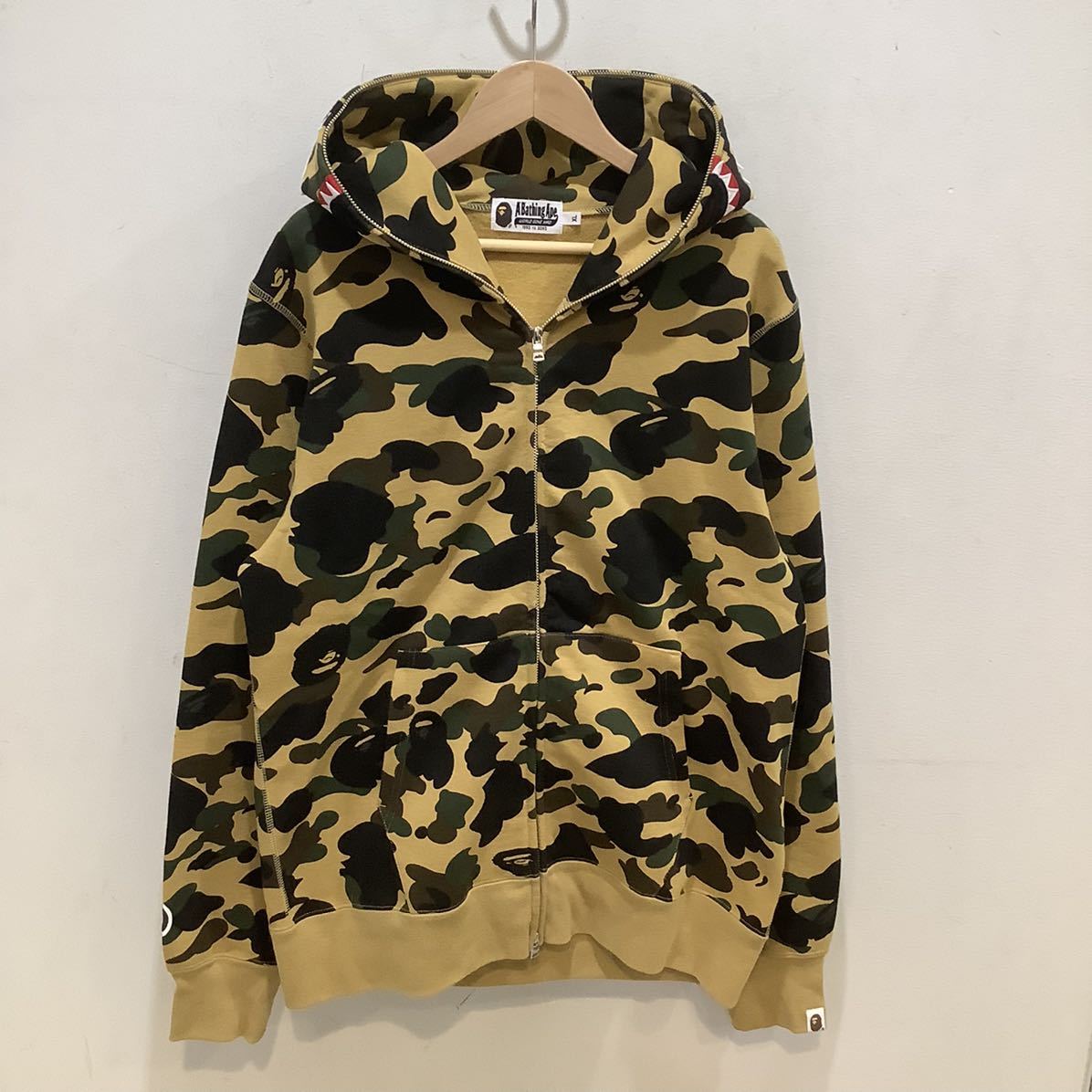 A BATHING APE アベイシングエイプ 001ZPH201009X 裏起毛 ジップ 