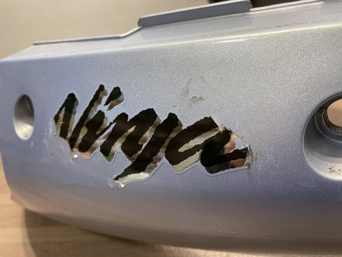 ZX-12R B型 KAWASAKI 純正 テールカウル シートカウル （シルバー