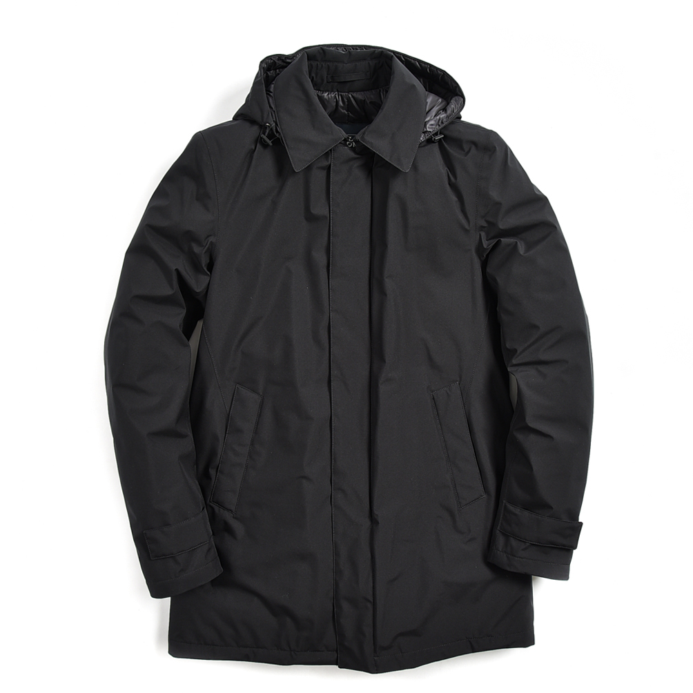 未使用タグ付き HERNO Laminar フード付きコート ベージュ 46