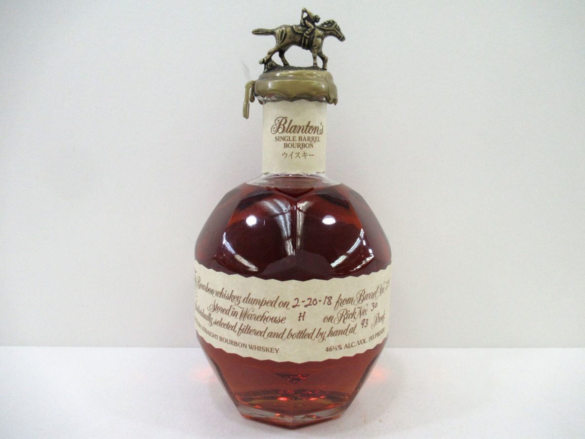 ブラントン　2018年　Blanton's Blanton's ブラントン 750ml ケンタッキーストレートバーボン 未開栓