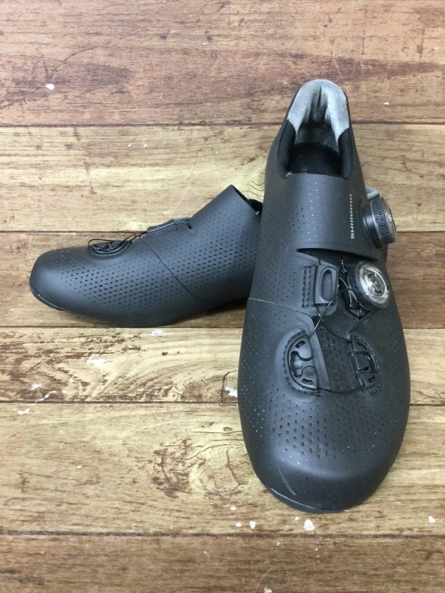 FK721 シマノ SHIMANO RC9 エスファイア S-PHYRE SH-RC901 ビンディングシューズ SPD-SL 25.8cm 黒  ※ソールに傷 dclnigeria.com