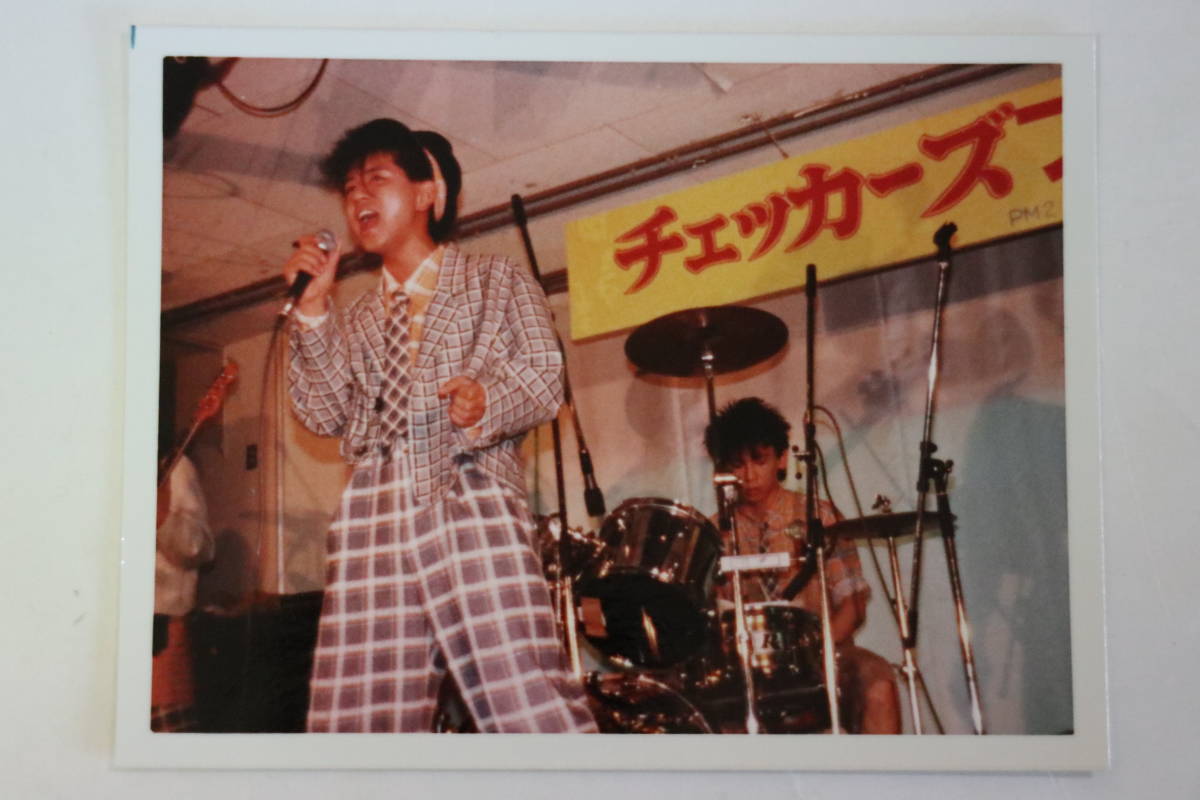 お宝 レア!?☆チェッカーズ 当時物 生写真 8枚☆THE CHECKERS