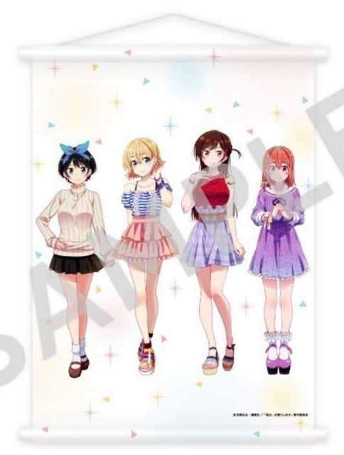 弱キャラ友崎くん アニメイト BD全巻特典 日南葵/七海みなみ/泉優鈴 B2