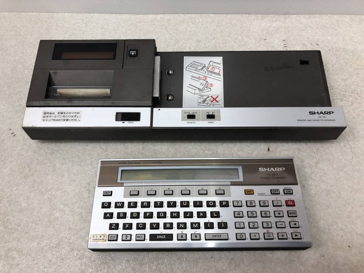 H-0-R18】 SHARP ポケットコンピュータ PC-1500 プリンタ カセット