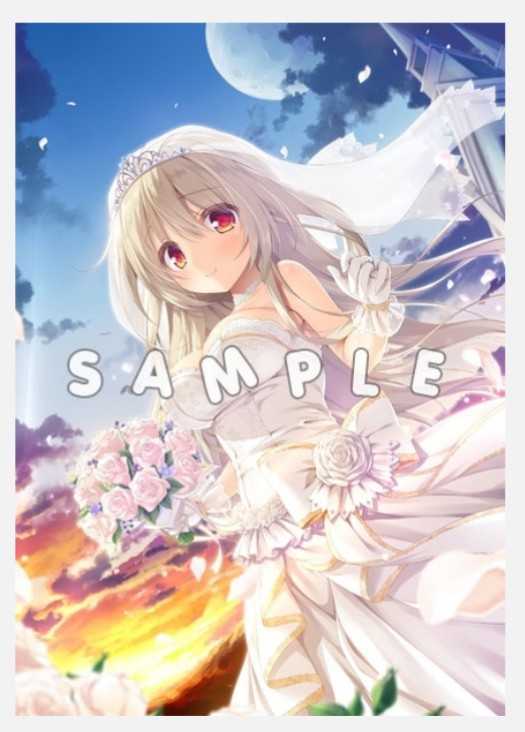 【保証書】水鏡まみず 先生 K-BOOKSジークレー 直筆サイン入り複製原画 水鏡まみず 直筆サイン入りジークレー K-BOOKS No.272 Evening bride