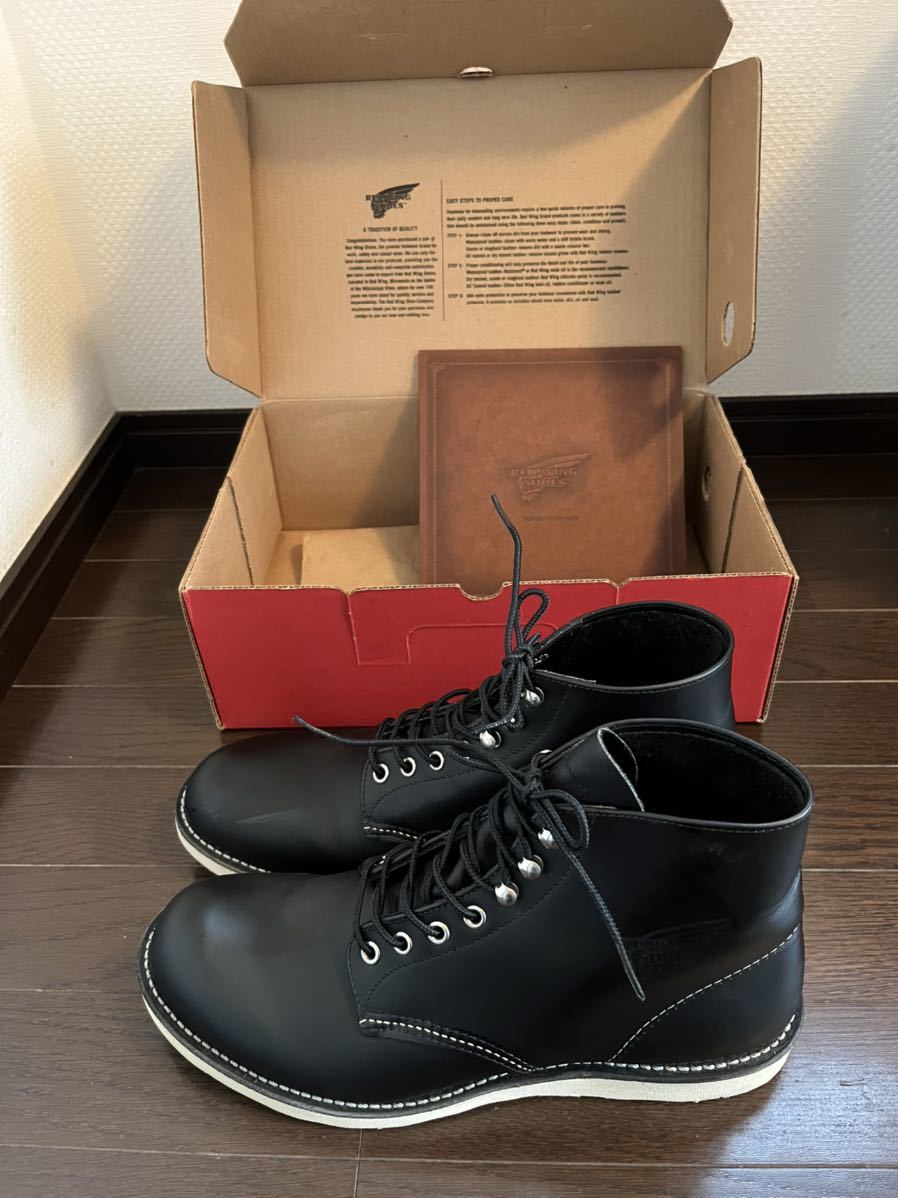 0 レッドウィング REDWING RED WING ブーツ 公式通販 6inch Round - Classic Black (レッドウィング) 6インチラウンド CLASSIC 26cm中古