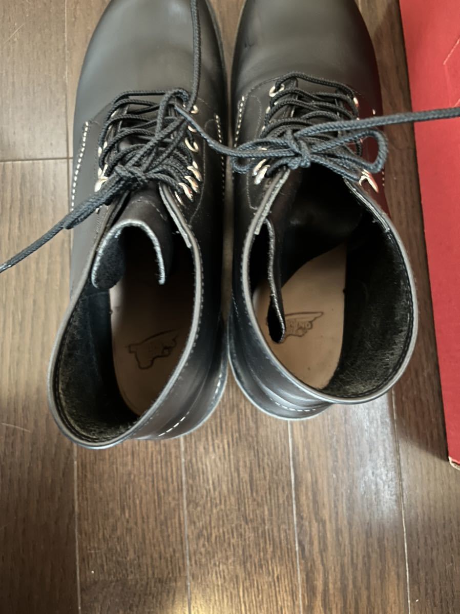 0 レッドウィング REDWING RED WING ブーツ 公式通販 6inch Round - Classic Black (レッドウィング) 6インチラウンド CLASSIC 26cm中古