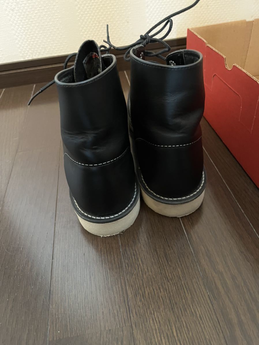 0 レッドウィング REDWING RED WING ブーツ 公式通販 6inch Round - Classic Black (レッドウィング) 6インチラウンド CLASSIC 26cm中古
