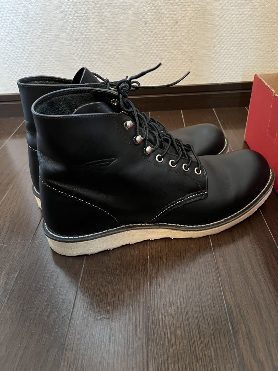 0 レッドウィング REDWING RED WING ブーツ 公式通販 6inch Round - Classic Black (レッドウィング) 6インチラウンド CLASSIC 26cm中古