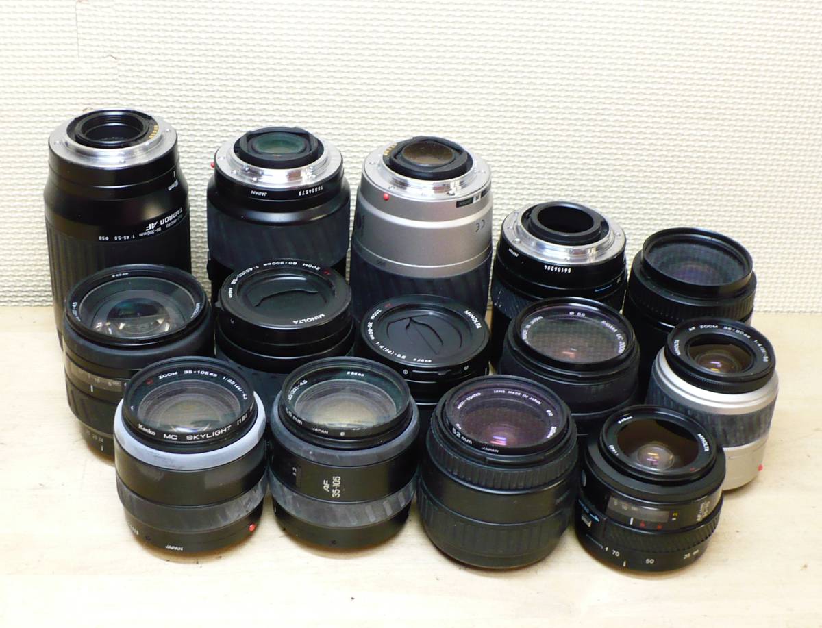★ミノルタ(MINOLTA) AF用●レンズまとめて １４本■いろいろ②