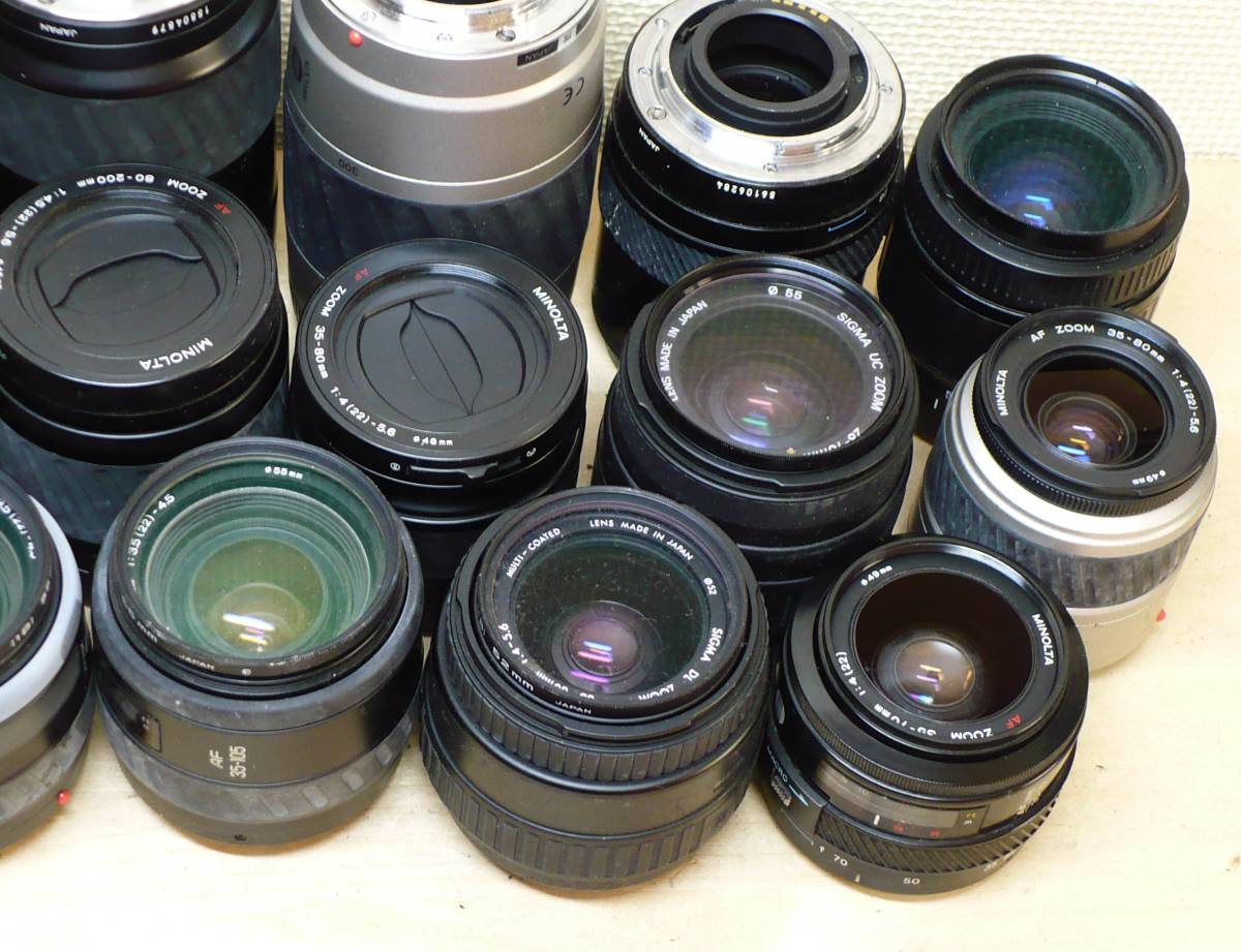 ☆ミノルタ(MINOLTA) AF用○レンズまとめて 14本□いろいろ②