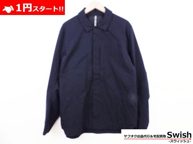 SALE，低価 A377 ARC'TERYX アークテリクス Mionn IS Overshirt 中綿オーバーシャツ L 黒(Lサイズ)｜売買されたオークション情報、yahooの商品情報をアーカイブ公開 - オークファン 男性用