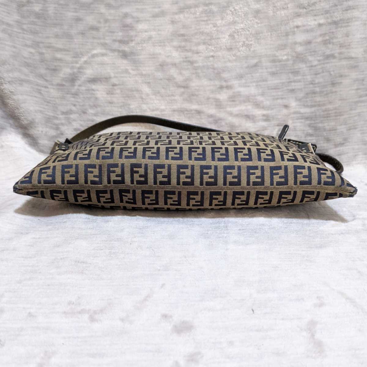 美品】FENDI フェンディ ズッキーノ ショルダーバッグ キャンバス 