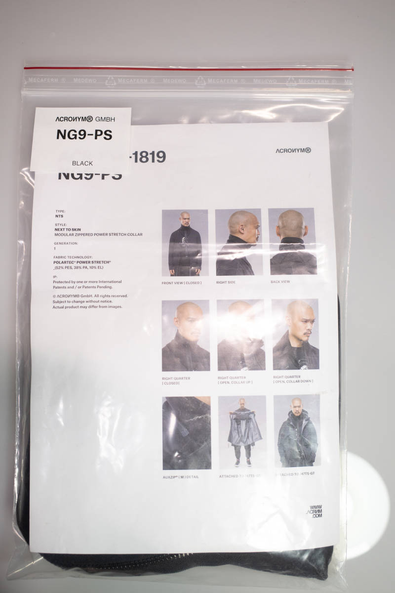 Acronym NG9-PS Neck Gaiter アクロニウム ネックゲイターの入札履歴  