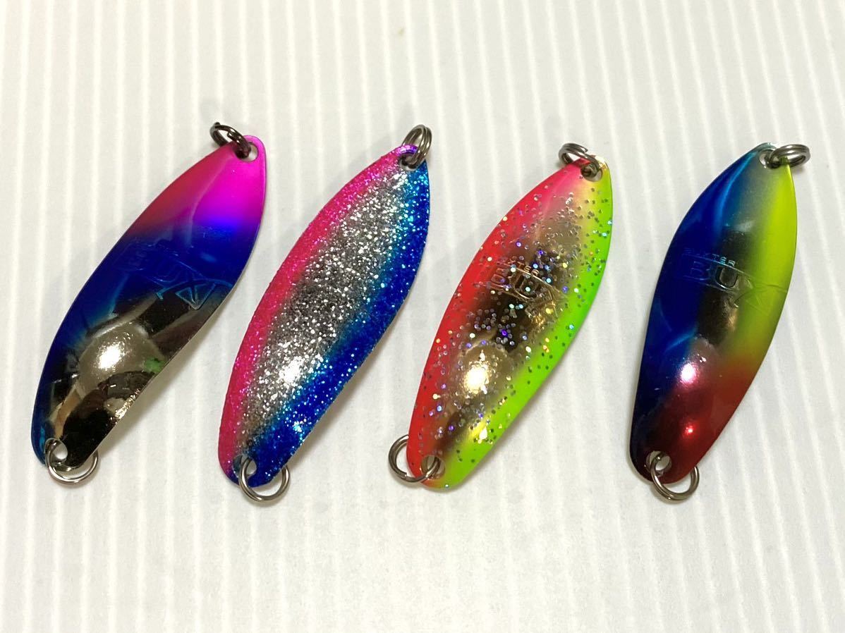 Bux 8g 11g 4枚セット 保管品 アングラーズシステム バックス オリカラ 本流 湖 8 0g 11 0g スプーン 売買されたオークション情報 Yahooの商品情報をアーカイブ公開 オークファン Aucfan Com