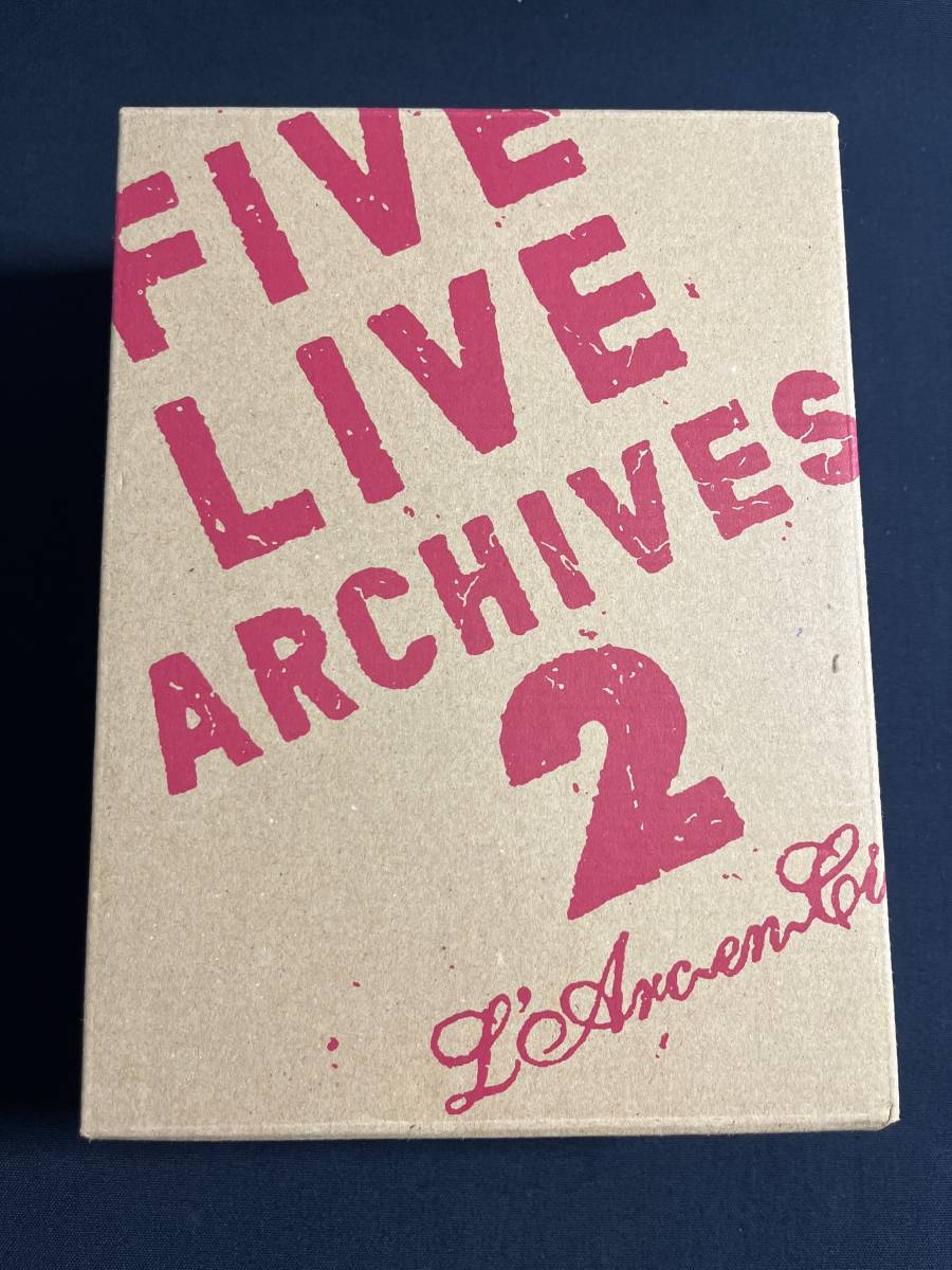  FIVE LIVE ARCHIVES 2 完全生産限定盤 DVD-BOX L&rsquo;Arc~en~Ciel ラルク 輸送箱付き(ジャパニーズポップス)｜売買されたオークション情報、yahooの商品情報をアーカイブ公開 - オークファン ジャパニーズポップス