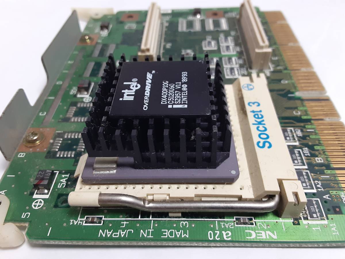 NEC PC-9821AP2 及び、 AS2用 CPUボード 中古 規格：intel overDrive
