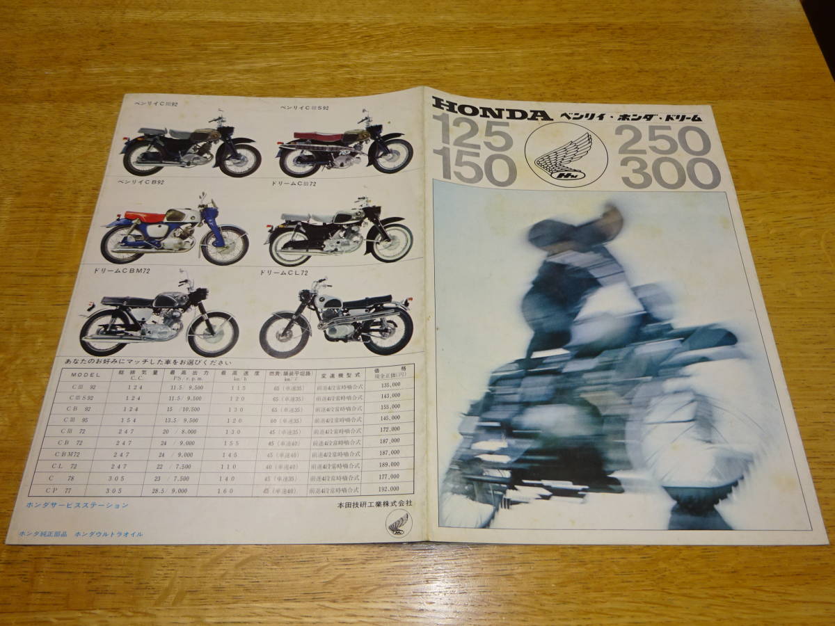 限定セール，お得 稀少ビンテージカタログ HONDA ベンリー CB92 C92 CS92 C72 CBM72 CL72 C95 C78 CP77 ドリーム(ホンダ)｜売買されたオークション情報、yahooの商品情報をアーカイブ公開 - オークファン その他